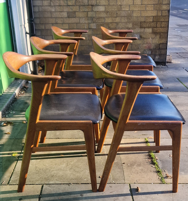 Erik Kirkegaard set of six chairs