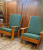 1940s Brutalist French armchairs