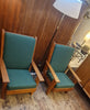 1940s Brutalist French armchairs