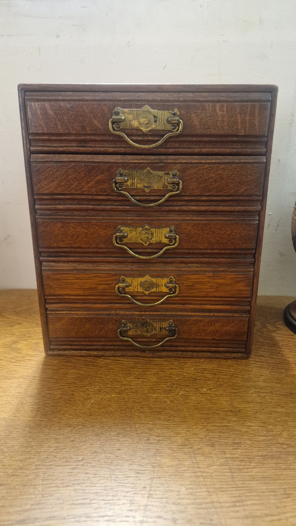 Antique Tabletop chest of drawers