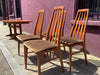 A set  of 1960’s Danish  Eva Dining chairs by Niel Koefoed