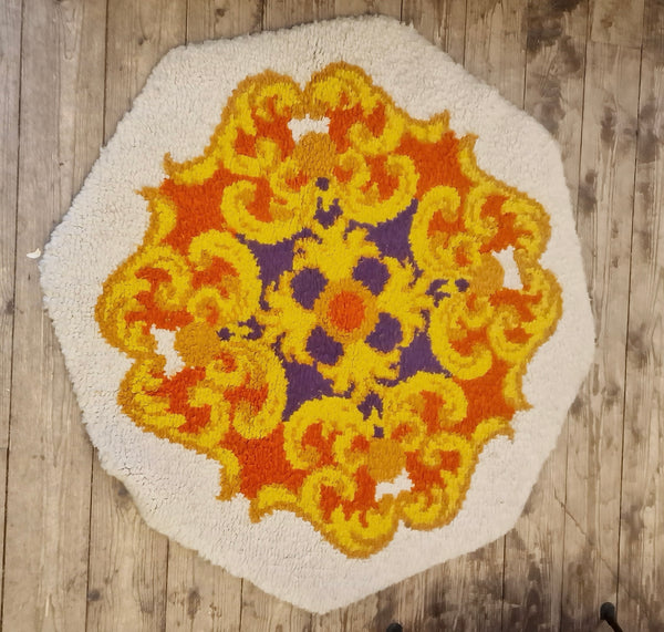 Vintage Danish rug by Hojer Eksport