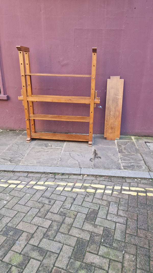 1970’s  Brutalist Adjustable  Dutch bookcase