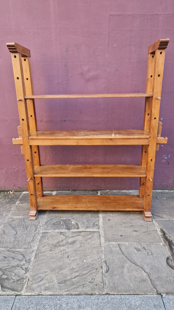 1970’s  Brutalist Adjustable  Dutch bookcase