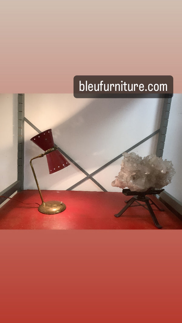 1950s table  lamp in a style reminiscent of works by René Mathieu