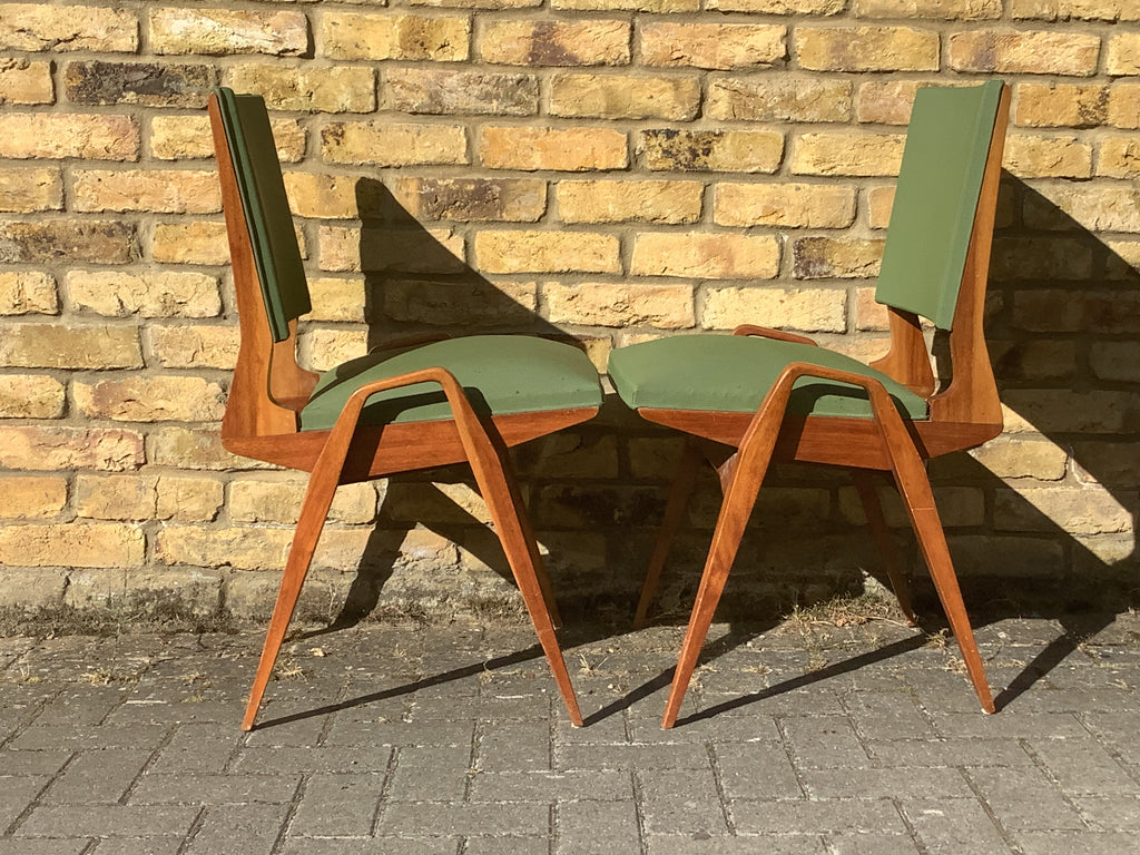 A pair of 1950s French chairs by Maurice Pre