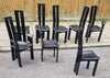 Set of 8 1970s Italian Dining chairs by Pietro Costantini