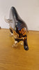 Italian Murano Glass Bull Sculptured glass by Franco Batter