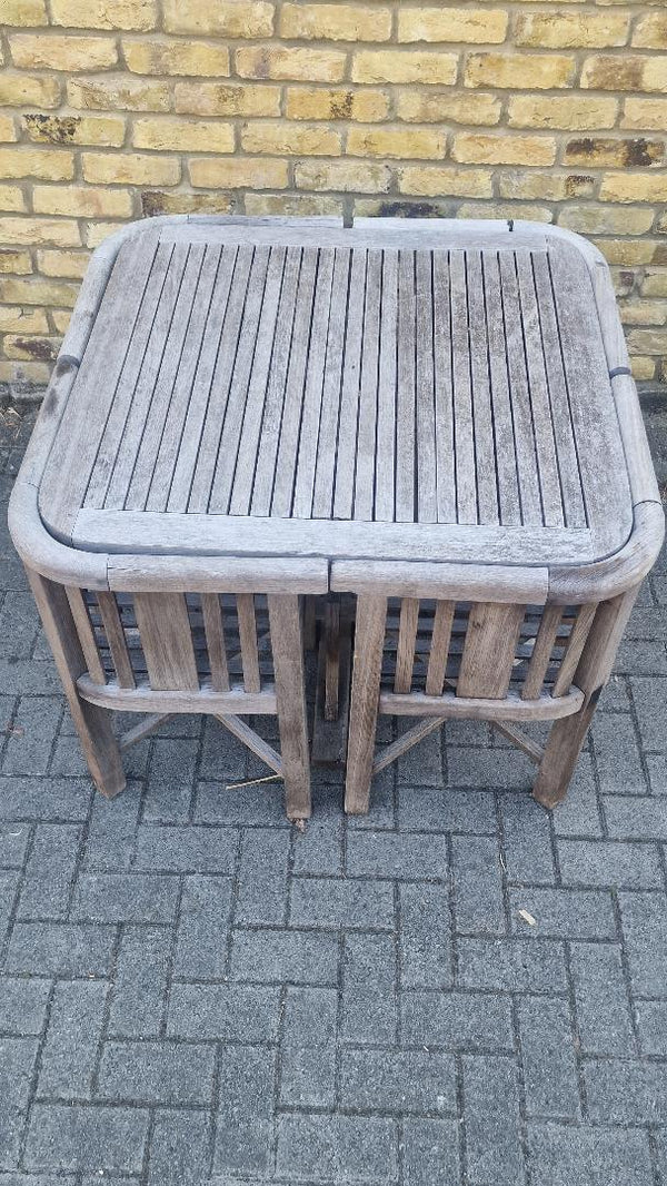 1930's Garden table and chairs by Hughes Bolcklow for Heals