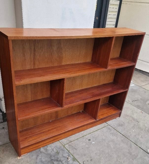 A   midcentury pigeon hole/ Bookcase