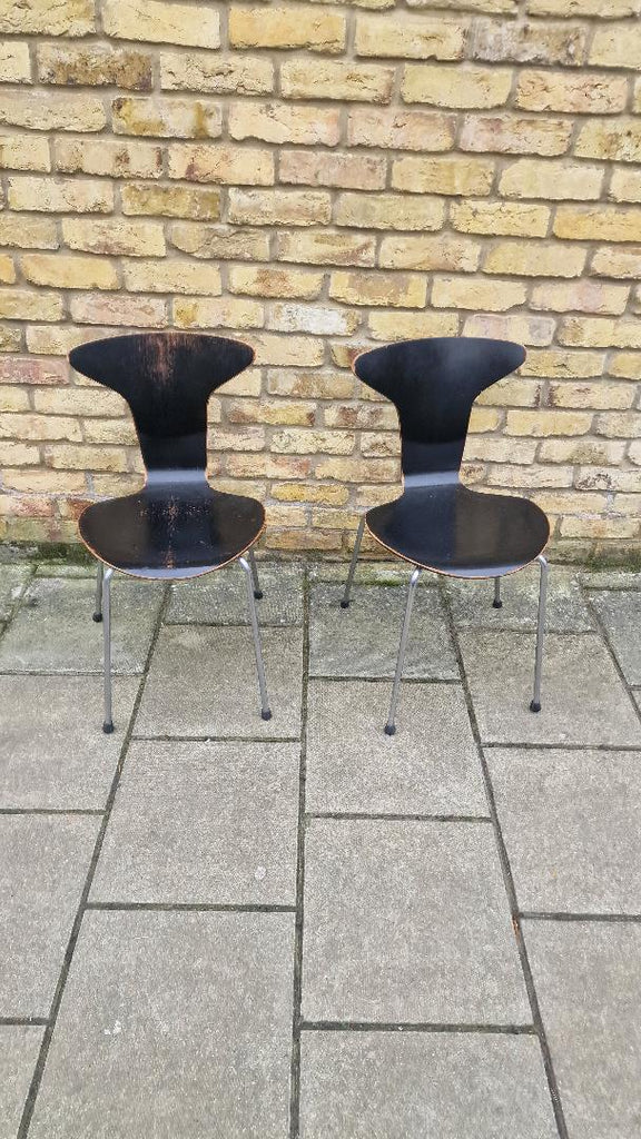 1950s pair of Arne Jacobsen Mosquito chairs