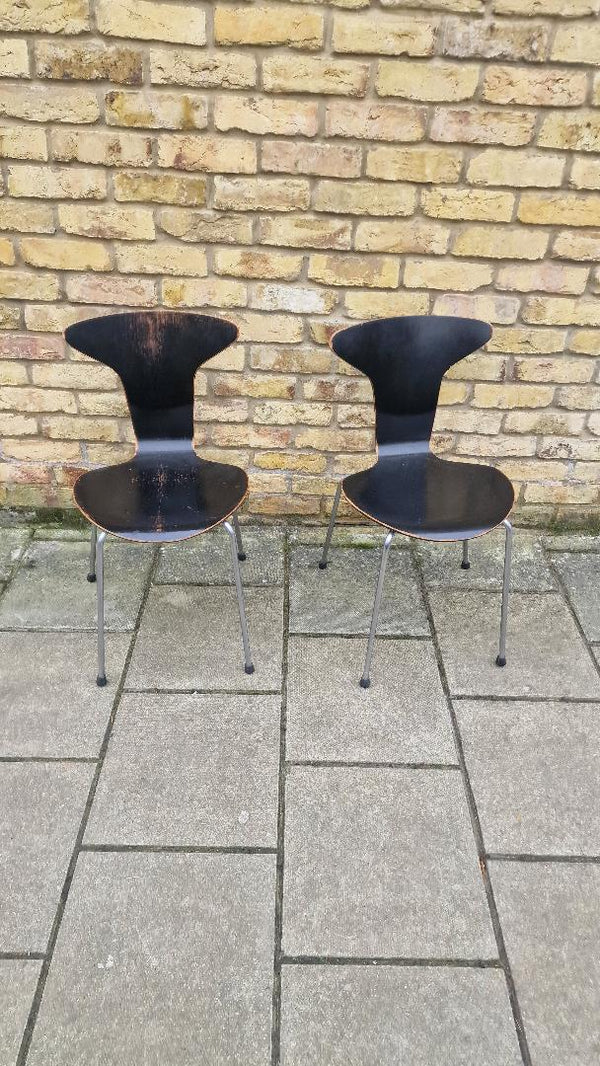 1950s pair of Arne Jacobsen Mosquito chairs