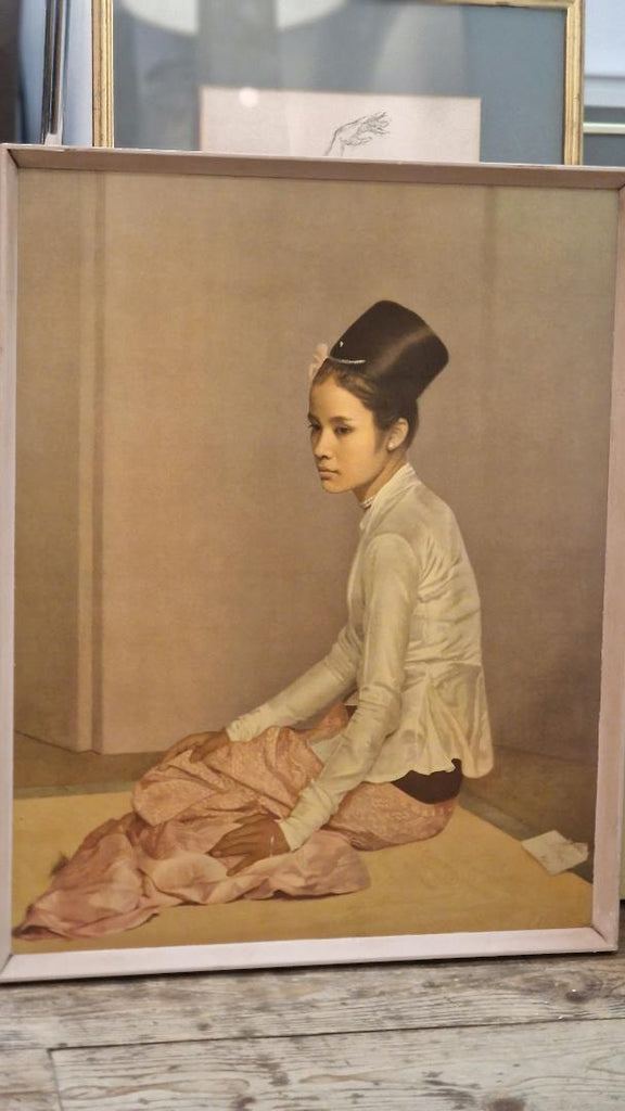 1960s colour print  princess saw Ohn Nyun by Sir Gerald Kelly