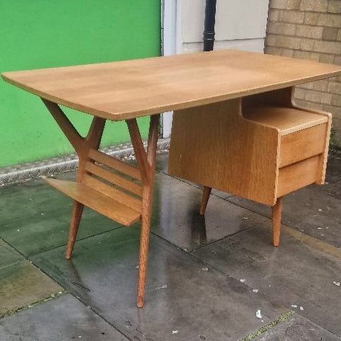 1950s Desk by Louis Paolozzi