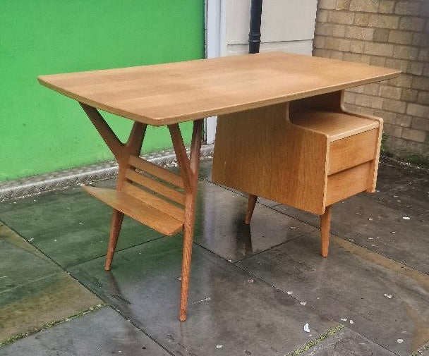 1950s Desk by Louis Paolozzi