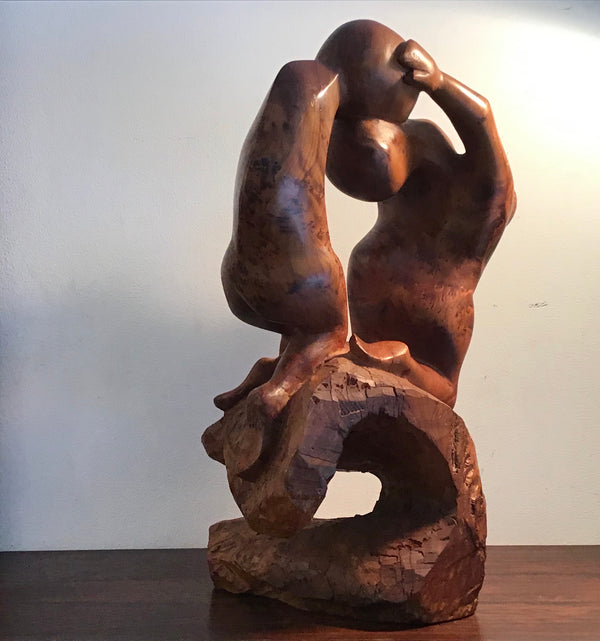 1970s wooden  Figurative  Sculpture.  SOLD