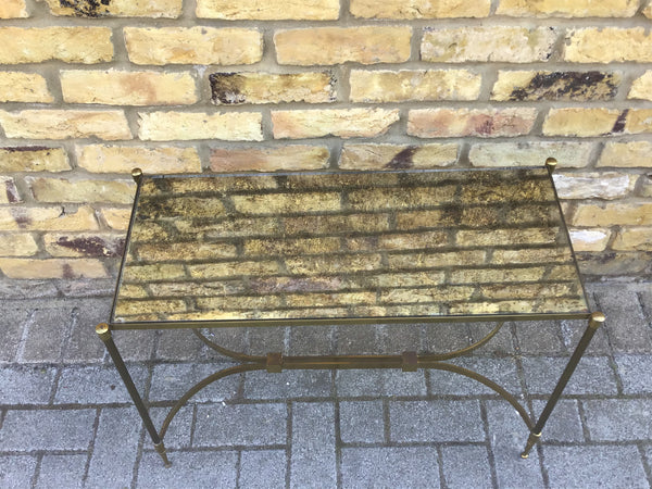 Vintage Italian brass side tableSOLD