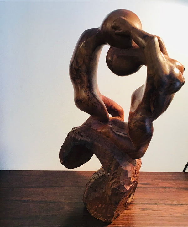 1970s wooden  Figurative  Sculpture.  SOLD