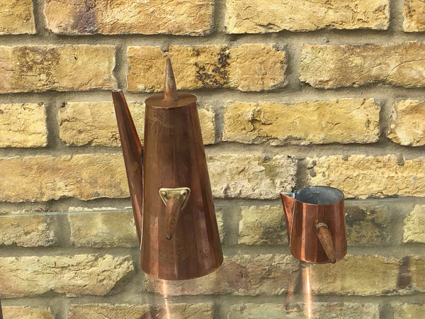 1960s copper coffee pot pourer  by ARGV, Portugal.